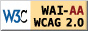 Open new window & go to Level Double-A conformance, W3C - Web Content Accessibility Guidelines 2.0