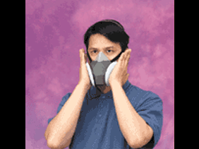 再用式呼吸防護器第五步